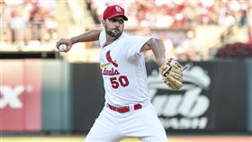 ▲溫恩萊特（Adam Wainwright）7局無失分，進帳生涯192勝。（圖／美聯社／達志影像）