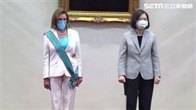 蔡英文於總統府會見裴洛西贈勳、致詞