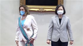 裴洛西、蔡英文（翻攝自總統府直播）