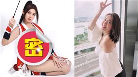 白雲為電玩代言扮成性感角色「不知火舞」。（圖／翻攝自snowybai IG）