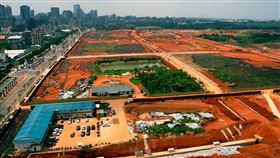 新北市政府府積極推動林口工一市地重劃區開發，全區總面積約108公頃，產業專用區約佔67.11公頃(圖/新北市政府)