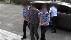 楊智淵被捕。（圖／翻攝自央視新聞微博）