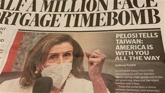 她驚英國「到處都是裴洛西訪台消息」