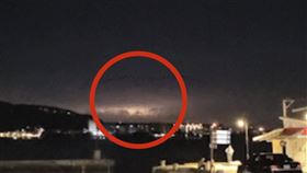 北桃上空爆不明亮光！(圖／翻攝自PTT)
