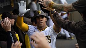 ▲索托（Juan Soto）敲出轉戰教士首安。（圖／美聯社／達志影像）