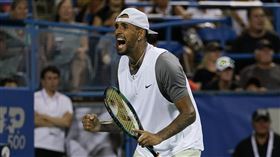 ▲基爾喬斯（Nick Kyrgios）晉級男單16強，將挑戰第2冠。（圖／美聯社／達志影像）