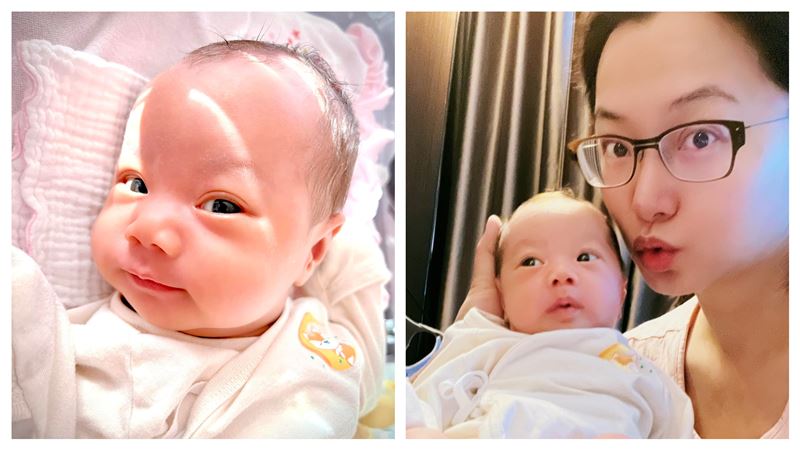 趙小僑愛女滿月　曝萌照陶晶瑩喊完美