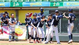 韓國隊鄭宇燦3局下開轟陽春砲。（圖／棒協提供）