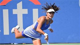 ▲拉杜卡努（Emma Raducanu）在華盛頓公開賽闖進8強。（圖／翻攝自華盛頓公開賽推特）