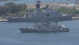 警戒中！左營錦江級巡邏艦出海巡弋