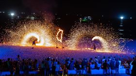 北海岸,火舞,中角灣,朱銘,藝術,蠟筆