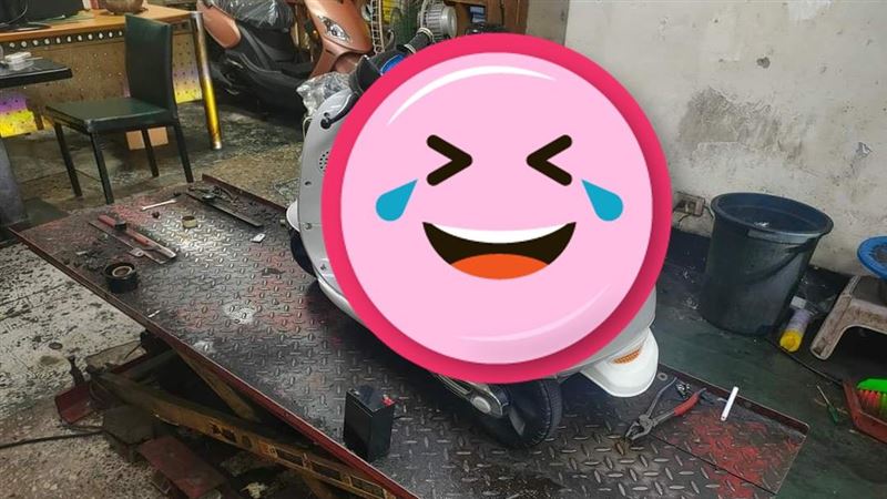 阿公幫愛孫修電動車　實體曝光驚呆網