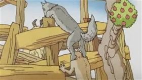 狼,狽,傳說,袋鼠,狼獾