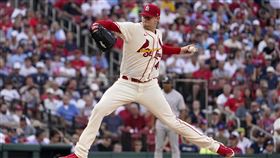 ▲蒙哥馬利（Jordan Montgomery）剛被洋基交易到紅雀，馬上就對老東家上演復仇戲碼。（圖／美聯社／達志影像）