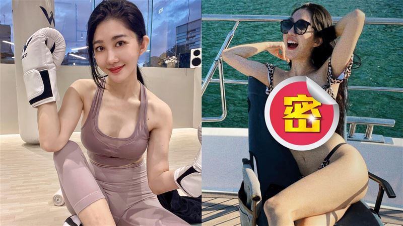 王晴比基尼下身布料太少　曲線畢露