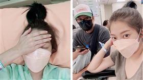 阿弟妻子盲腸炎緊急動手術。（圖／翻攝自臉書）