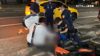 酒客被拒載大鬧小黃　遭警大外割制伏