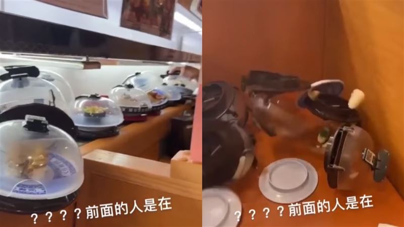 吃壽司突有大型車禍　8秒慘況網看傻