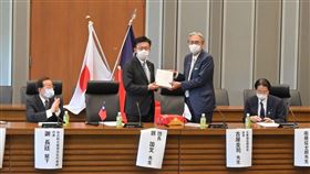 立法院亞東國會議員友好協會今（8）日拜會日華議員懇談會。（圖／郭國文提供）