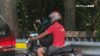 獨／載狗騎打檔車兜風　警方認定觸法