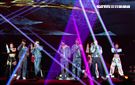 五堅情Moon Landing月面著陸，台北小巨蛋演唱會。（記者邱榮吉/攝影）
