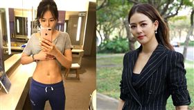 劉香慈輕撫腹部與孕婦友人開心合照。（圖／翻攝自chantelliu IG）