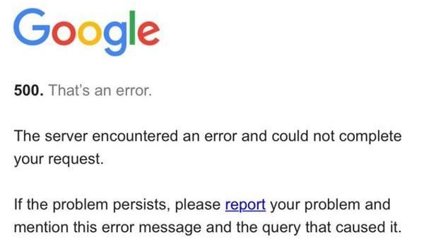 Google搜尋掛點　多國網友哀號