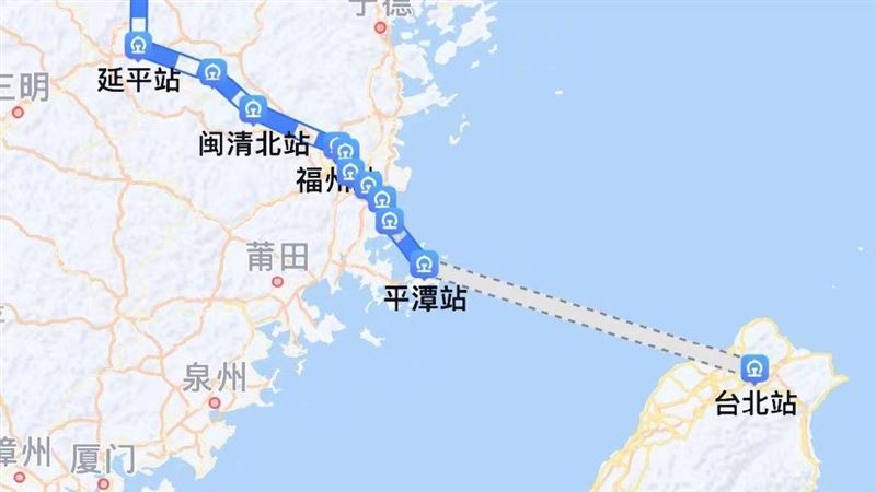 中國高鐵想蓋到台灣　選定「這2站」