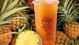 金鑽鳳梨冰茶,功夫茶提供