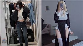 南韓正妹繪師昨日分享淹水災情。（圖／翻攝自《biya1024》IG）