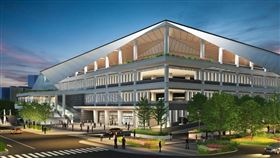 點亮水湳夜空的北極之星 中市水湳轉運中心完成簽約將開工(圖/台中市政府)