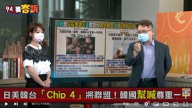 張宇韶表示晶片四方聯盟的南韓態度曖昧