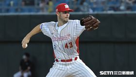 ▲味全龍先發投手布里悍。（圖／記者劉彥池攝影）