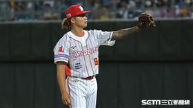 ▲味全龍投手林凱威。（圖／記者劉彥池攝影）