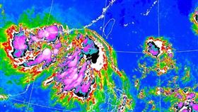 8/10颱風木蘭動態 （圖／翻攝自中央氣象局）