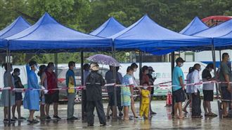 梅花颱風進逼中國　寧波暫停核酸檢測