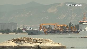 金門外海遭中國船盜砂　前線領土流失