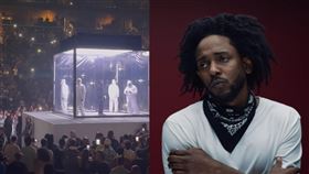 饒舌歌手肯卓克拉瑪日前演唱會中一段演出引發爭議。（圖／翻攝自Kendrick Lamar臉書）