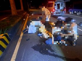 新／苗栗2少女雙載買宵夜　自撞1死（圖／翻攝畫面）