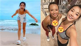 小嫻，健身，好身材。（圖／翻攝自小嫻IG）
