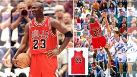 ▲喬丹（Michael Jordan）在1997-98年賽季總冠軍賽上的實穿球衣拍賣價估計將超過500萬美元。（圖／翻攝自紐約郵報推特）