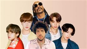 天王製作人班尼布蘭柯合體防彈少年團一秒變迷弟 環球西洋提供