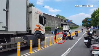 誤穿「風雨衣」當遮陽　婦熱暈摔車傷