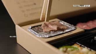 便當盒藏炭火烤爐　一人烤肉暴紅