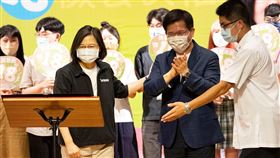 0811新北中和區「民主前進挺18」宣講會。蔡英文、林佳龍、江永昌、林昶佐、林鶴明、 胡博硯（圖／民進黨提供）