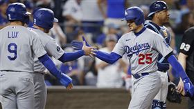 ▲K湯弟（Trayce Thompson）炸裂3分砲！單場3安。（圖／美聯社／達志影像）