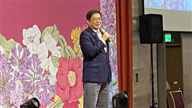 台大校長管中閔今日出席肝基會活動並致詞。（圖／記者簡浩正攝影）