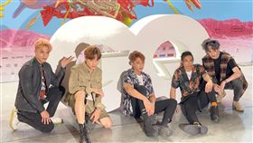 《原子少年》MAX、李哲言、呂植宇、陳治廷和李承隆出席「GQ STYLE FEST 潮流文化祭」。（圖／記者林明柔攝影）