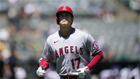 ▲大谷翔平此戰4打數無安打。（圖／美聯社／達志影像）