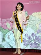 白嘉莉出席肝基㑹28歳生日會，同時擔任好心肝大使。（記者邱榮吉/攝影）